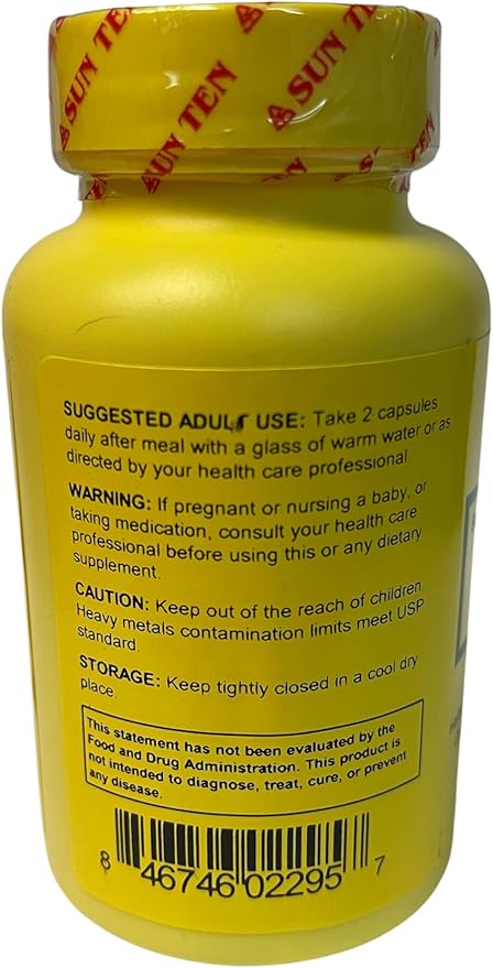 Sun Ten - Ginseng & Ophiopogon Formula Capsules/Sheng Mai San/生脈散 - 1 Pack