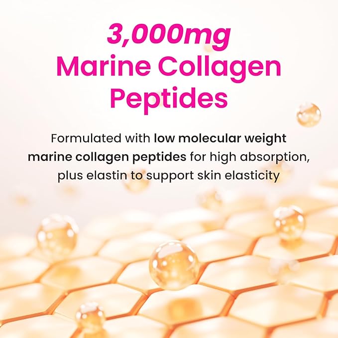CJ Wellcare Innerb Glowshot Collagen (50.7 fl oz, 30 Servings) - Marine Liquid Collagen for Women, 3,000mg Collagen Peptides, Collagen Shots for High Absorption, Hair, Skin & Nails Supplement