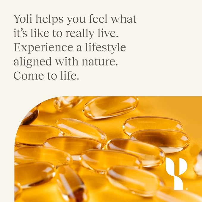 Yoli® - Omegas - Fish Oil Omega 3 Supplement with Vitamin D3 - Fish Oil Capsules with EPA and DHA Omega 3 Fatty Acids for Heart Health Support