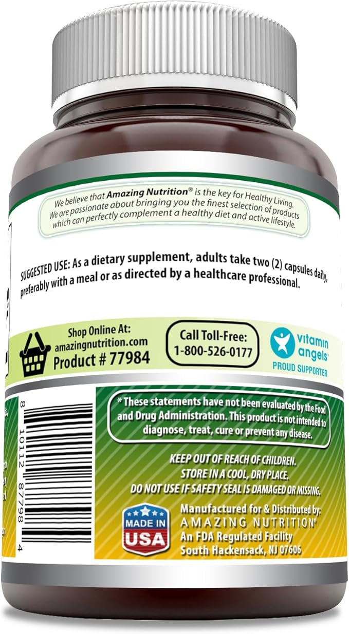 Amazing Formulas Glucosamine Sulfate Supplement | 1500 Mg Per Serving | 120 Capsules | Non-GMO | Gluten-Free | Made in USA