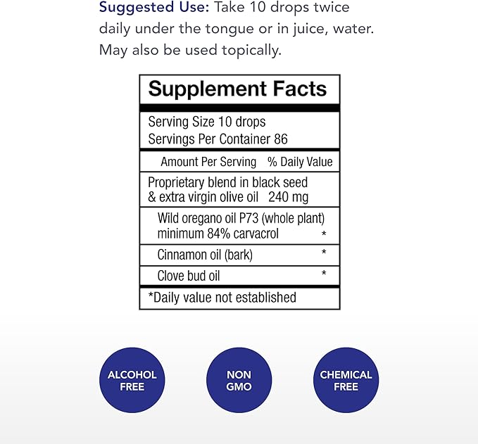 Physician's Strength Ultracidal - 30 mL - Wild-Source, High-Carvacrol Oregano Oil - Provides Healthy Immune Support - 86 Servings