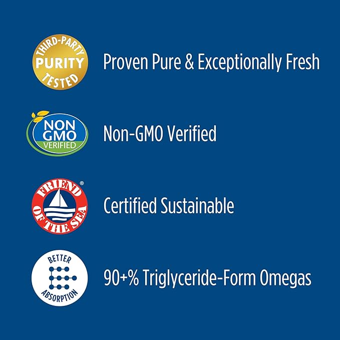 Nordic Naturals ProOmega 2000-D - Fish Oil, 1125 mg EPA, 875 mg DHA, 1000 IU Vitamin D3, Cardiovascular, Neurological, Eye, and Immune Health, Lemon Flavor, 60 Soft Gels
