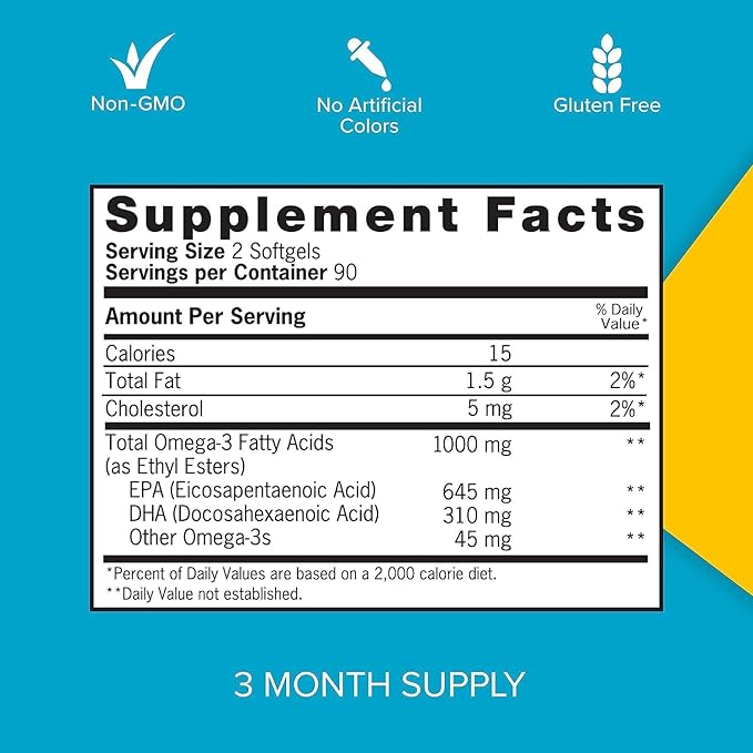 Qunol Turmeric Curcumin with Black Pepper & Ginger, 2400mg Turmeric Extract with 95% Curcuminoids, 105 Count + Fish Oil Omega 3 Mini Softgels, 1000mg Omega 3 EPA + DHA, 3 Month Supply, 180 Count