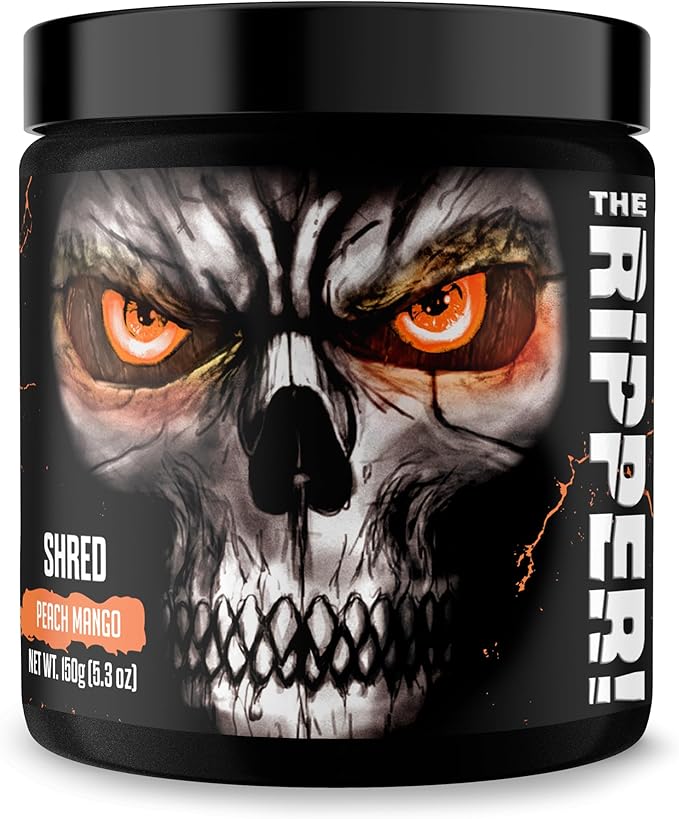 JNX SPORTS The Ripper! Shredding Thermogenic Fat Burner - Peach Mango 30 Servings | Advanced Fast Acting Stim Thermogenesis, Appetite Suppressant for Men & Women