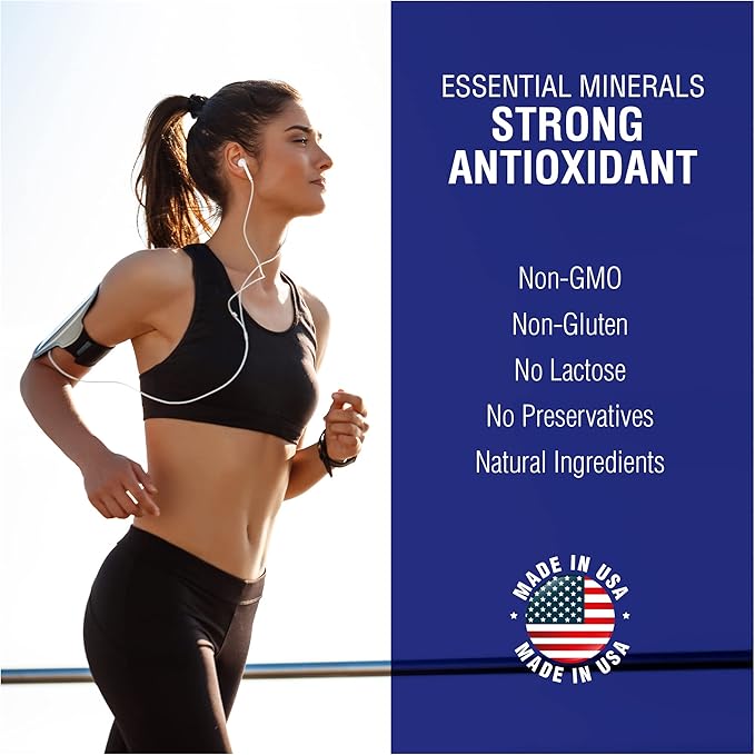 Natural Systems Zinc Gluconate 50 mg - Supports Your Immune System - Helps Bone and Muscle Strength - Elemental Minerals for Your Diet - Great Nutrition Supplement
