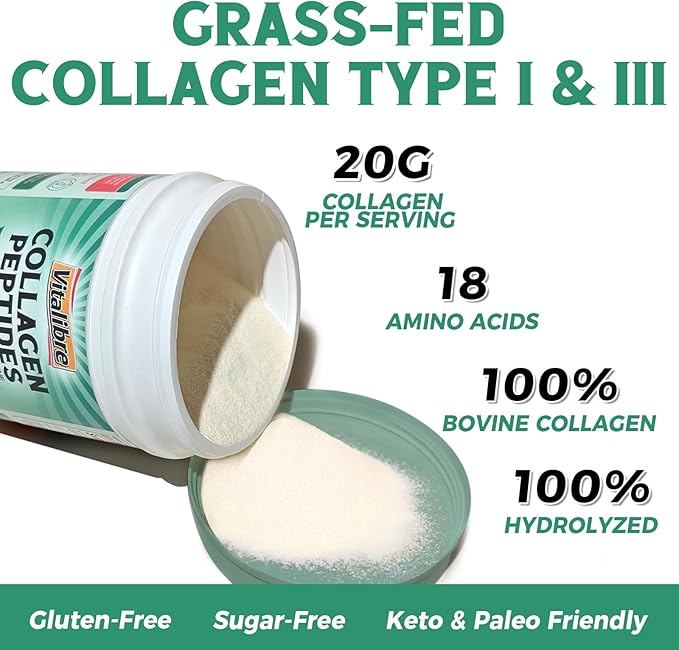 Bovine Collagen Peptides Powder 16oz