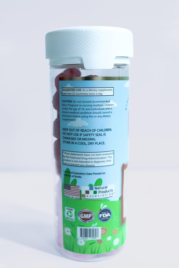 Vegan Zinc Pectin Gummies: Boost Your Immunity, Support Your Health with 50mg of Zinc, 455% Daily Intake (60 Count)