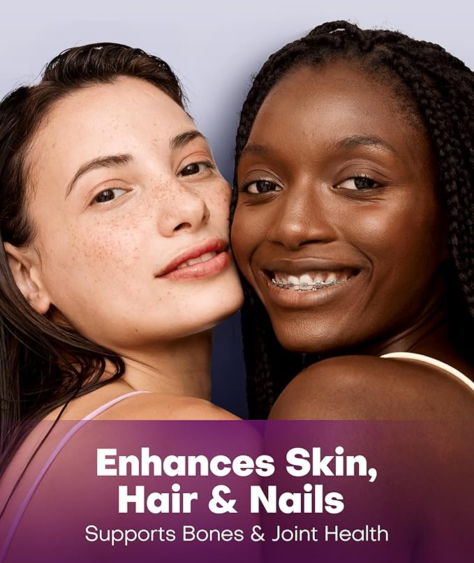 2X Boost Collagen Peptides Powder for Skin Hair Nail Joints Health, Ultra High Absorption Collagen Powder with Hydrolyzed Type 1 & 3 + VC, Unflavored Collagen Supplements for Women & Men, 30 Servings