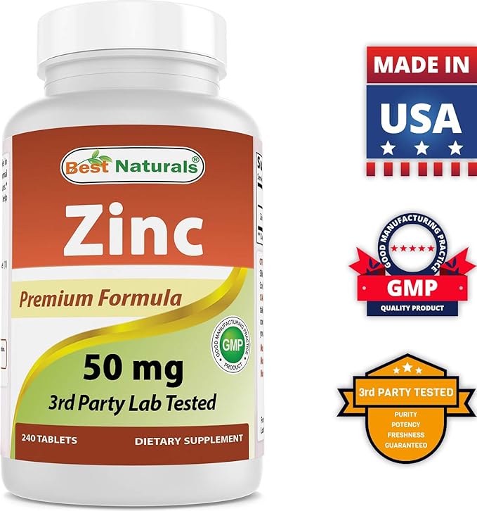 Zinc Gluconate 50mg & Vitamin B12 6000 mcg