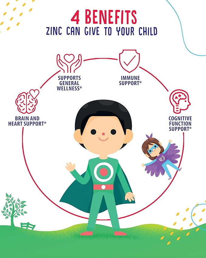 Zinc Gummies for Adults & Zinc Gummies for Kids. Zinc Chewable Gummy for Immune Support - Powerful Natural Antioxidant Non-GMO Supplement for Children Men Woman Adults