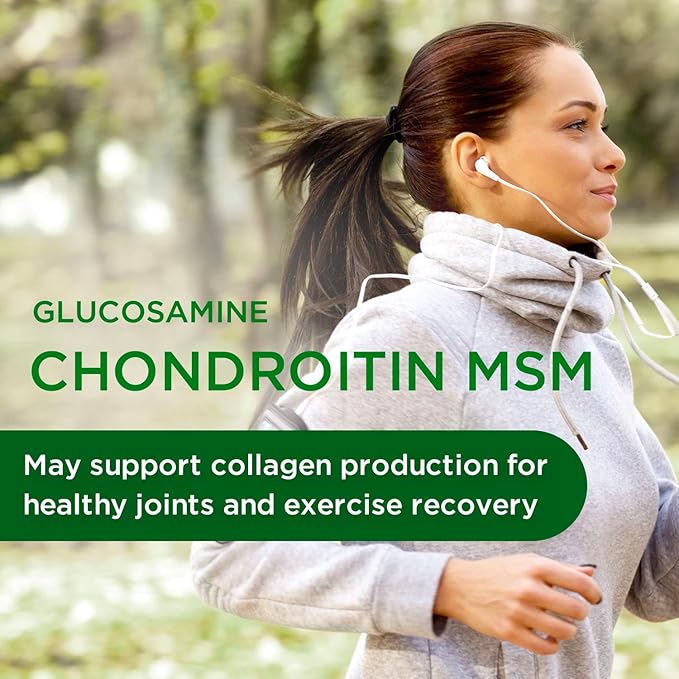 Emerald Labs Glucosamine & Chondroitin with MSM - Bone Health & Joint Health Supplement - Gluten-Free - 120 Capsules (30-Day Supply)