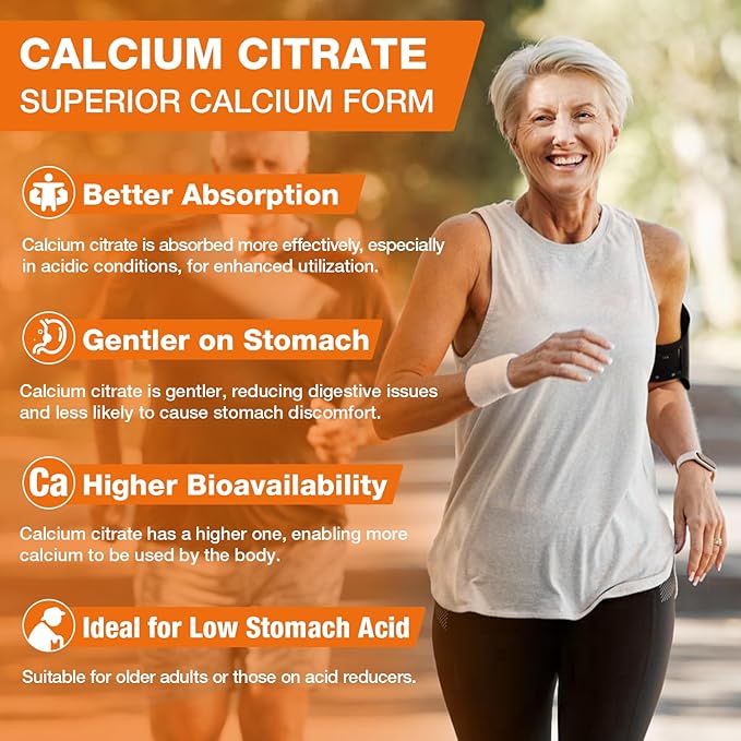 Calcium Citrate with Vitamin D3, K2, 1200mg Calcium Gummies with Magnesium Zinc, Extra Absorption Calcium Supplements for Women & Men Bone, Muscle & Immune Support, Fuit Flavor 120 Chewable Gummies
