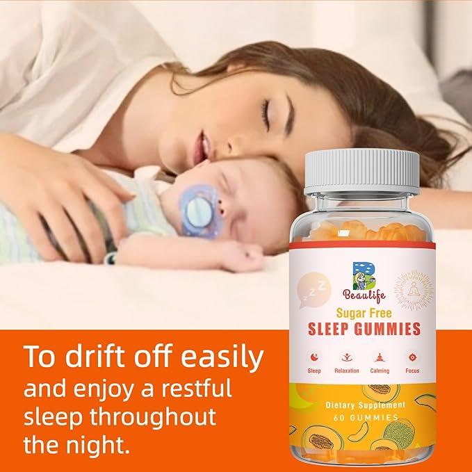 (2 Pack) 5 mg Melatonin Gummies, Sleep Support for Adults, Melatonin Supplements for Sleeping, 120 Cantaloupe Flavored