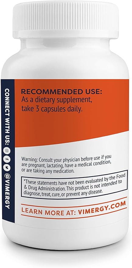 Vimergy Curcumin with Turmeric Supplement, 1000mg Curcumin Extract/Serving – Liquid Capsules - Non-GMO, Gluten-Free, Kosher, Vegan & Paleo Friendly Turmeric Curcumin Supplement