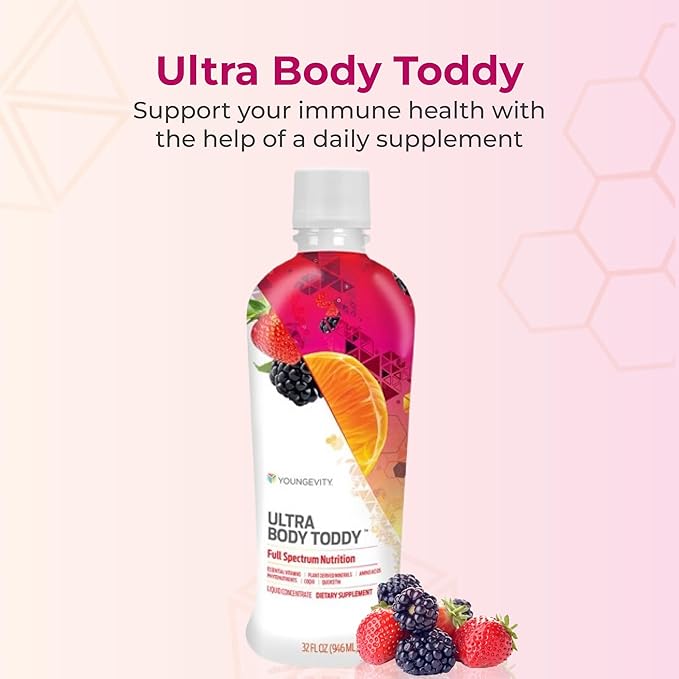 Youngevity Ultra Body Toddy™ - 100+ Nutrient Mega Multi-Vitamin Mineral Supplement for Men and Women - Enhanced Absorption - Phytonutrients - Amino Acids (32 Fl Oz, Pack of 2)