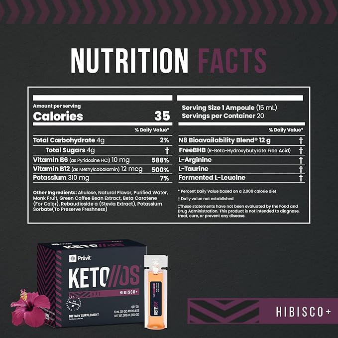 Pruvit Hibisco Mexican 20 Count