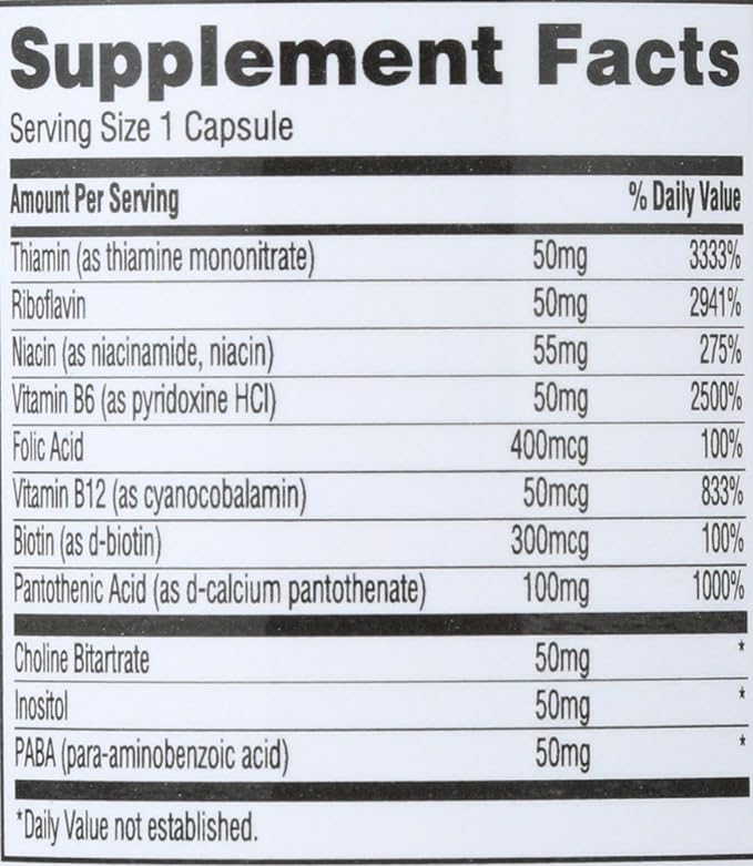 365 Everyday Value, B – 50 Complex, 90 ct, Packaging May Vary