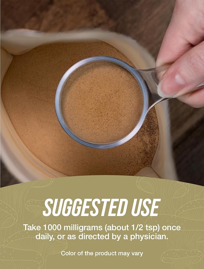 BulkSupplements.com Chaga Mushroom Extract Powder - Superfood Supplement, Chaga Mushrooms Powder - Gluten Free, 1g per Serving, 1kg (2.2 lbs) (Pack of 1)