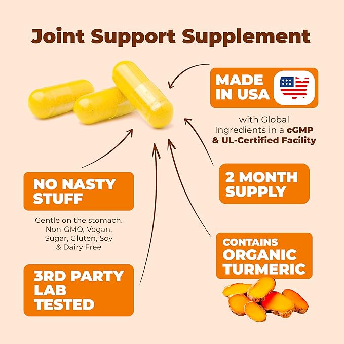 Quercetin with Bromelain Turmeric Supplement - Quercetin 500mg Capsules + Curcumin with Black Pepper. Joint Supplements for Women & Men. Bromelain Turmeric Curcumin Supplement. 120 Tumeric Caps 2-Pack