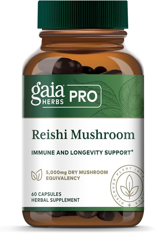 Gaia Herbs Pro Reishi Mushroom - 60 Caps
