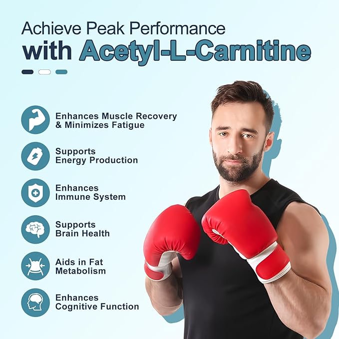 2 Pack Acetyl L-Carnitine Gummies, L-Carnitine Supplement for Women & Men, with Vitamin C & B12, ALCAR for Energy, Brain & Heart Health Support, Vegan, Non-GMO, Sugar Free, 120 Count