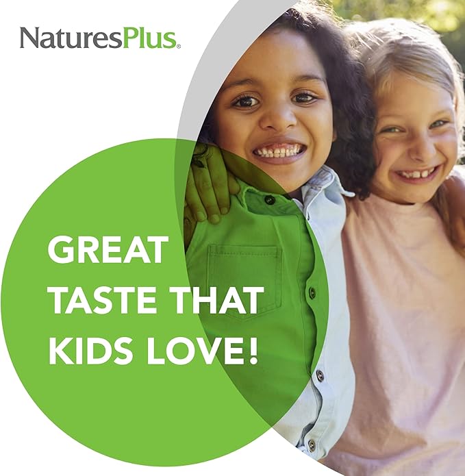 NaturesPlus Animal Parade Gold Children's Liquid Multivitamin, 16 fl oz - Natural Tropical Berry Flavor - Immune Support Supplement - Gluten Free, Vegan - 32 Servings