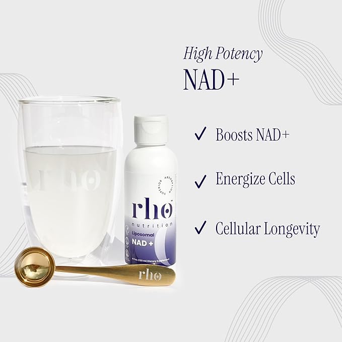 Liposomal NAD+ (6 Pack) - Ultra High Absorption Liquid NAD+ Supplement - NMN or Nicotinamide Riboside Alternative - Supports Cellular Longevity, Healthy Aging, Energy and Metabolism