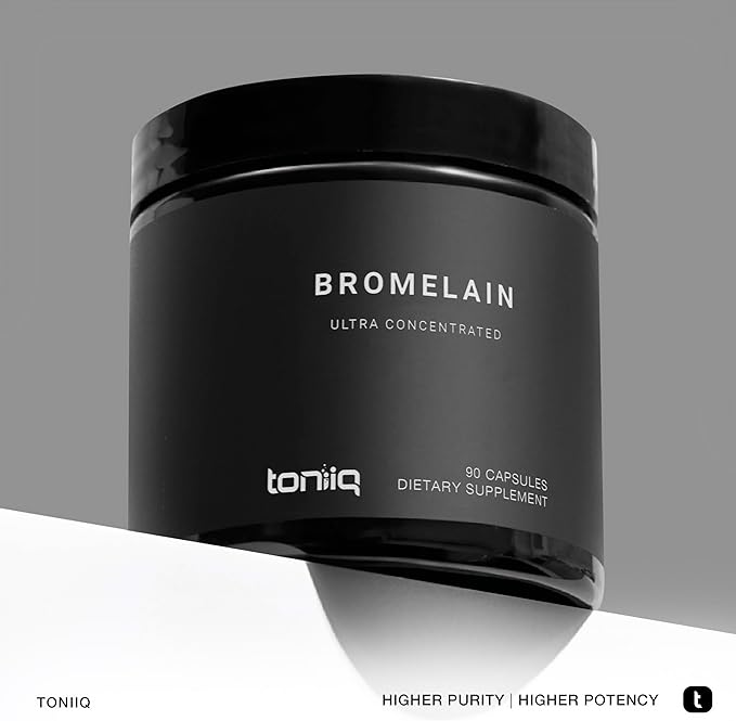 Ultra High Strength Bromelain 1000mg - 3600 GDU/Gram - Highly Concentrated and Bioavailable - Third-Party Tested Formula - 90 Vegetarian Capsules - 45 Servings Per Container - Bromelain Supplement