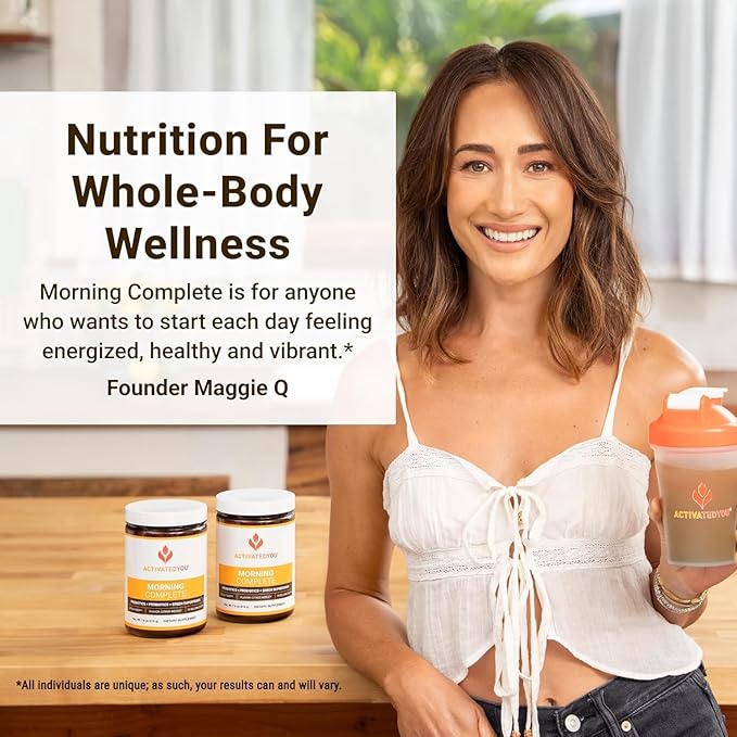 ACTIVATEDYOU Morning Complete Daily Wellness Greens Superfood Drink Mix for Gut Health w/Prebiotics, Probiotics, Antioxidants, Green Superfoods, 10 Billion CFUs (3 Pack, Citrus Medley)