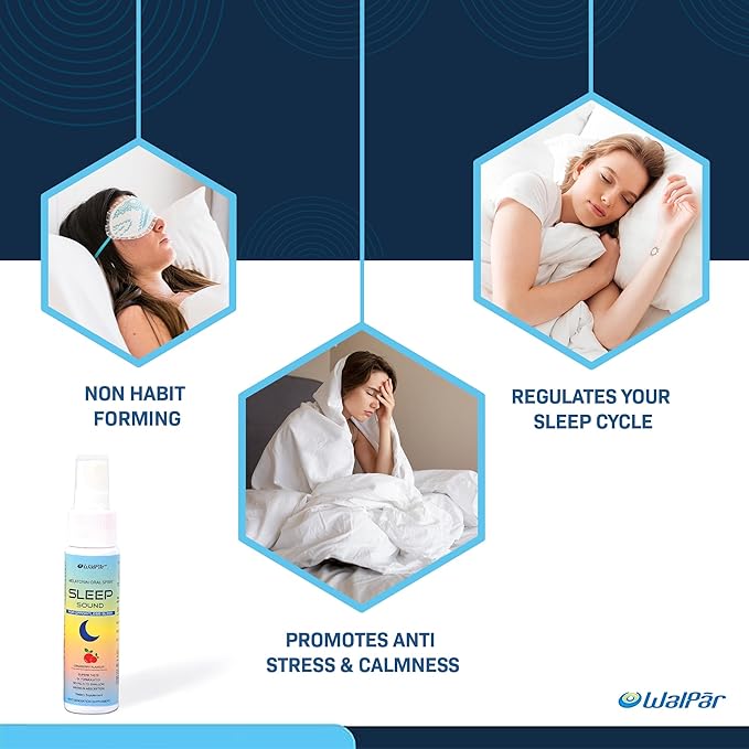 Oral Sleep Spray Supplement (30ml) - Cranberry Flavored Sleep Aid Spray – Drug & Gluten Free Instant Melatonin Spray for Sleep & Immune System Support - Non-Habit Forming Sleep Support Spray