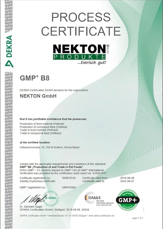 Nekton Calcium-Plus Calcium and Magnesium with B Vitamins for Birds 650gm / 1.43Lb, White