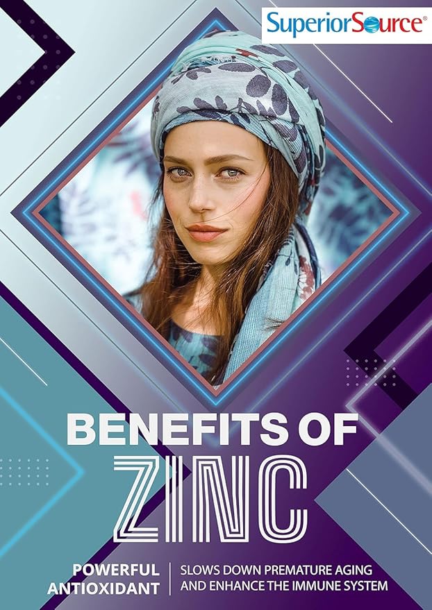 Superior Source Advanced Zinc 25 mg - Includes Vitamin D3 5,000 IU - Premium Immune Support Supplement for Men & Women - Non-GMO & Gluten-Free - 60 MicroLingual Dissolvable Tablets