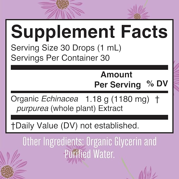 MaryRuth Organics Throat Spray (Unflavored) & Echinacea Purpurea Drops | USDA Organic, Clean Label Project Verified® | Vitamins for Throat Relief, Immunity & Overall Health | Vegan, Non-GMO