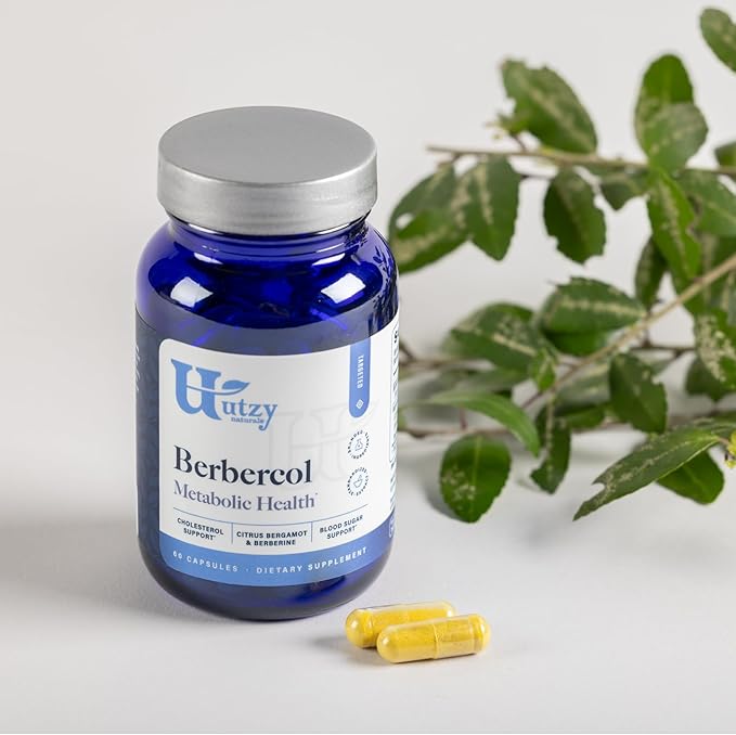 Berbercol | 500mg Citrus Bergamot (as Bergamonte) & Berberine | Naturally Supports Heart Health and More | 60 Capsules