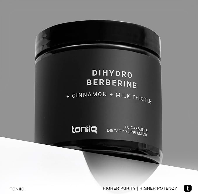 Dihydroberberine Supplement - Ultra High Potency 1,000mg Formula with GlucoVantage, 10:1 Ceylon Cinnamon & 50:1 Milk Thistle - Third-Party Lab Tested