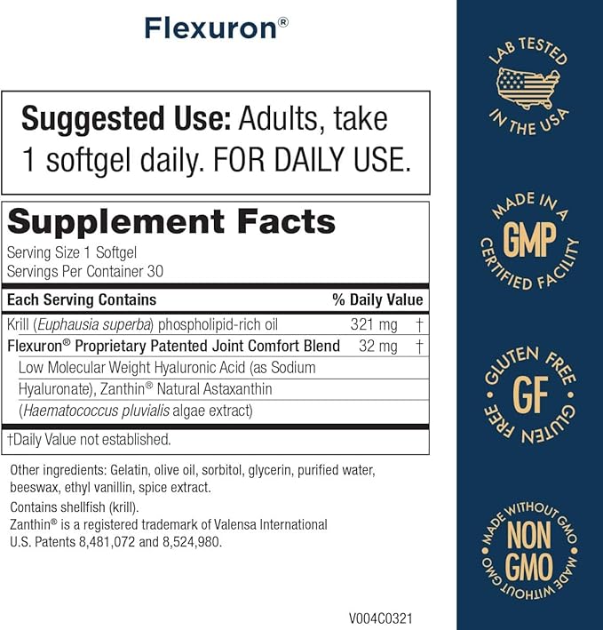 Purity Products Bundle - Flexuron Joint Formula + EverStrong Tablets - Flexuron - Krill Oil, Hyaluronic Acid + Astaxanthin - EverStrong- Muscle Matrix Blend w/Creatine, Coffee Fruit Extract + More