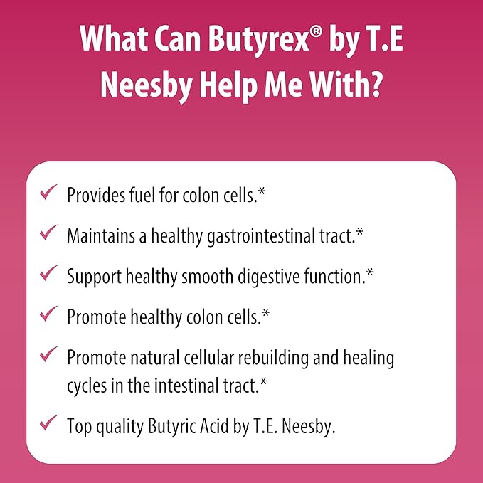 Jigsaw Health Butyrex by T.E.Neesby | Dietary Supplement | 250 Capsules | 125 Servings