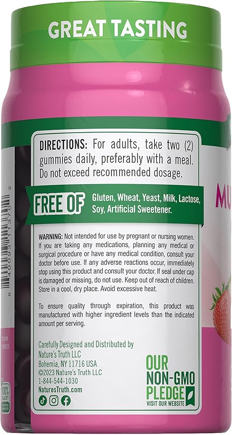 Nature's Truth Womens Multivitamin Gummies Plus Collagen & Biotin | 70 Count | Non-GMO & Gluten Free Supplement