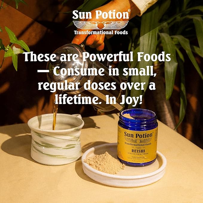 Sun Potion Reishi Mushroom Powder (Organic) - (100g)