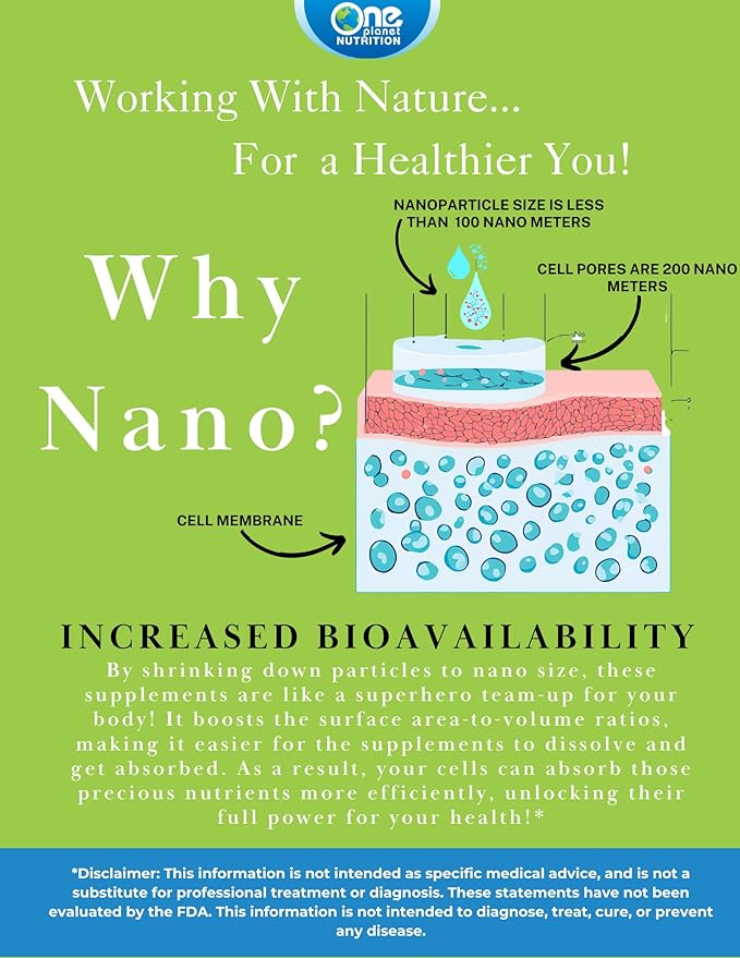 Nano Bacopa Powder 8 oz (227 Servings), Bacopa monnieri Extract, Nano for Easy Absorption, Enhances Memory & Focus, Excipient-Free, Non-GMO, Vegan, Gluten-Free