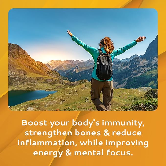Vitamin D3 Strips 10 Pack| 2000 IU Oral Dissolvable D3 Vitamin Strips | Peppermint Flavor Melts on Your Tongue in 30 Seconds | Boost Immunity & Enhance Mental Focus with Vitamin D3 2000