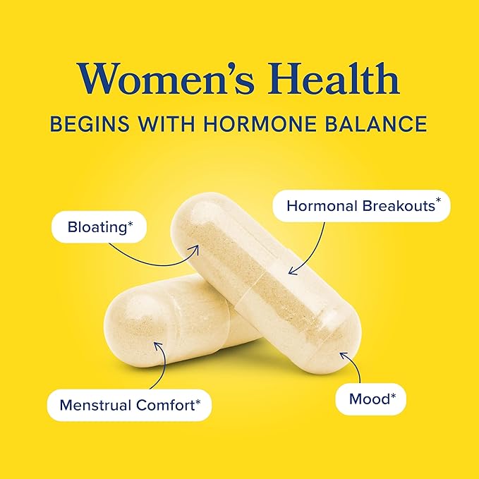 DIM Supplement 200 mg (120 Ct) | Estrogen Balance for Women & Men | Hormone Balance, Hormonal Acne Supplements, Menopause, Antioxidant & PMS Support | Non-GMO, Vegan, Soy Free | 4 Month Supply
