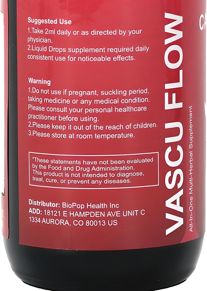 Cayenne Pepper Hawthorn Beet Root Turmeric Vitamin K2+D3 Liquid Drops (60ML)