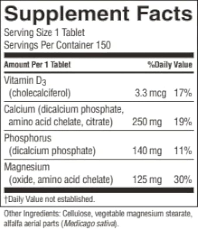 Nature's Sunshine Calcium Plus Vitamin D, 150 Tablets, Kosher | Powerful Vitamin Supplement for Adults Containing Vitamin D3, Calcium, and Magnesium