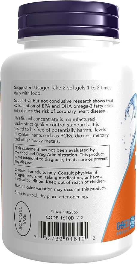 DHA-250, 50% DHA 120 Softgels (Pack of 2)