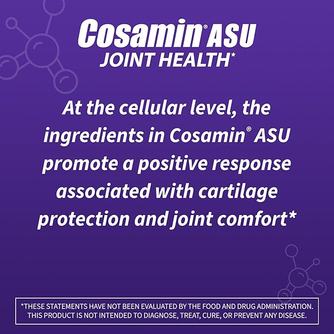 Nutramax Cosamin® ASU Joint Health Supplement with Glucosamine, Chondroitin & ASU for Men’s & Women's Joint Health, 90 Capsules