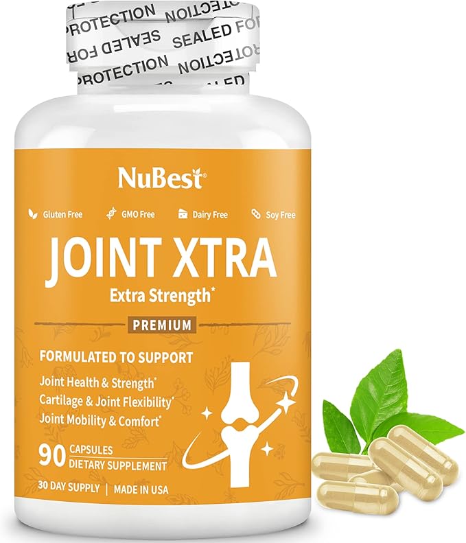 NuBest Joint Xtra - Joint Support Supplement - Joint Health Formula with Triple Joint Strength - Glucosamine, Chondroitin, Turmeric, MSM & Boswellia for Joint Health & Cartilage Health (Pack 2)