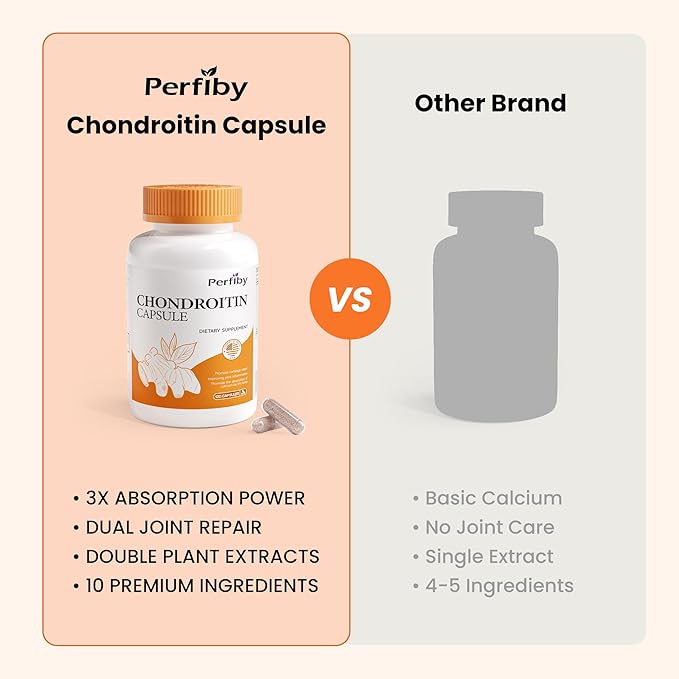Glucosamine Chondroitin and MSM with Elderberry Extract - Joint Support & Immune Health Supplement, 120 Capsules, 60 Day Supply