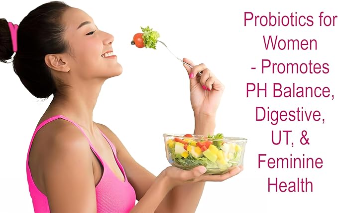 Probiotics for Women Promotes Inflamation and Metabolism Regulation, Vaginal, Urinary, Gut, Digestive and Immune Health 120 Billion CFU