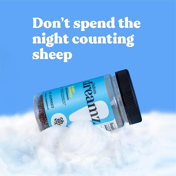 OH MY VIT! for Ellos Men's Multivitamin Gummy and Dulces Dreamz Melatonin Gummy with L-Theanine and Lemon Balm